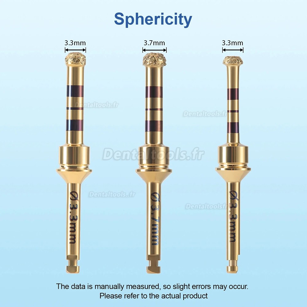 Kit de 6 Tr&eacute;fans Diamant&eacute;s pour &Eacute;l&eacute;vation Sinusienne Maxillaire Externe